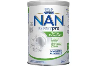 NAN Expert TOTAL COMFORT opakowanie produktu do postępowania dietetycznego w przypadku zaburzeń trawiennych NAN Expert TOTAL COMFORT