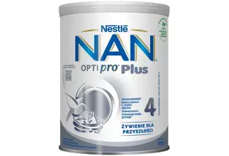NAN OPTIPRO® Plus 4 HMO opakowanie produktu na bazie mleka NAN OPTIPRO® Plus 4 HMO