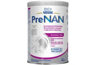 PreNAN 400g opakowanie puszki produktu PreNAN 400g