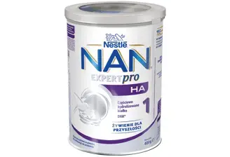 NAN EXPERTPro HA 1 opakowanie puszki mleka początkowego NAN EXPERTPro HA 1