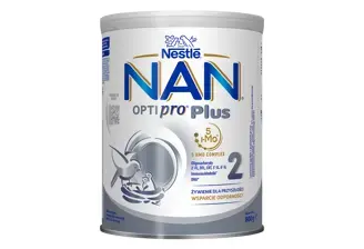 opakowanie puszki mleka następnego NAN OPTIPRO Plus 2 HMO